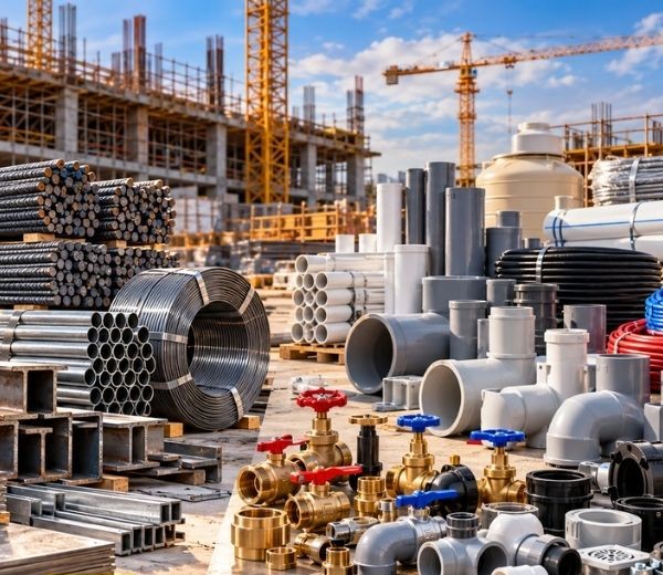 Material steel untuk proyek konstruksi