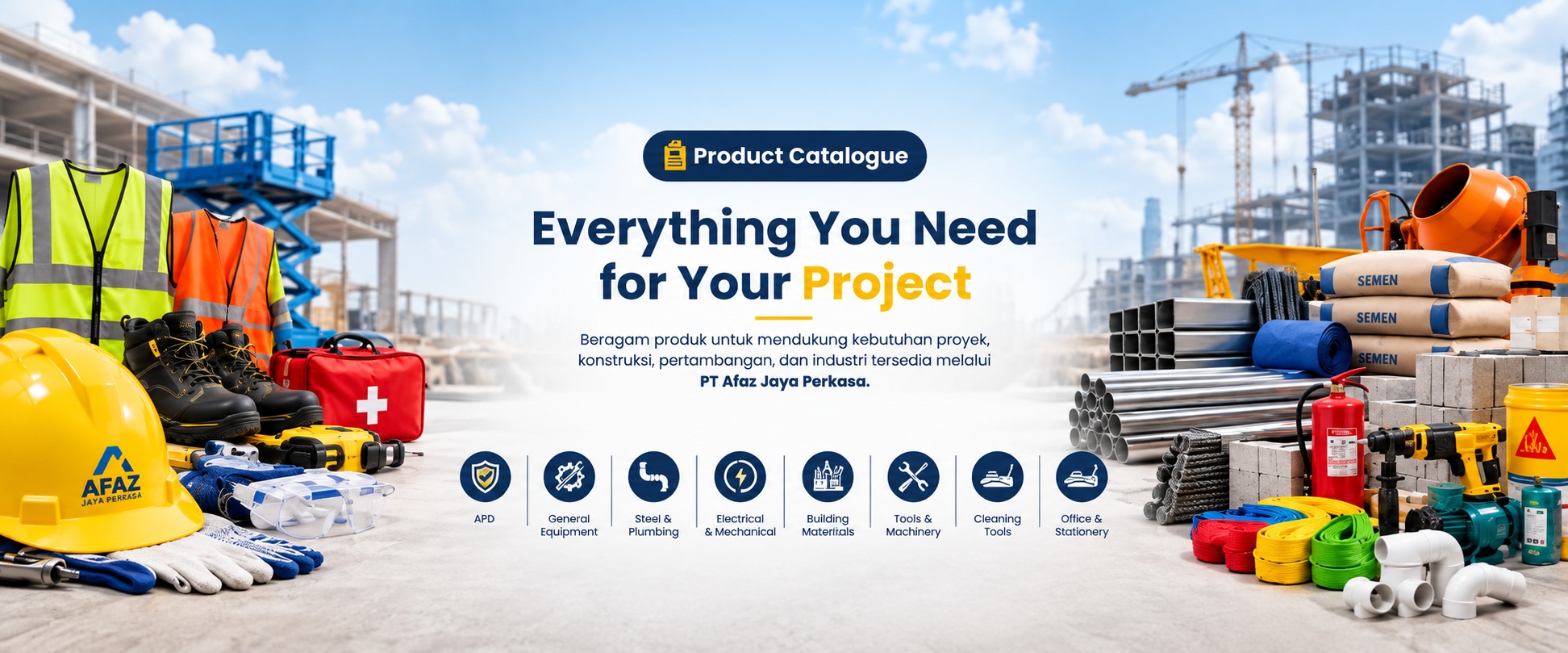 Product catalogue — everything you need for your project